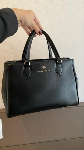 Bolsa SMARTBAG couro legítimo cor preta