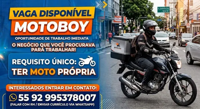 Vaga de motoboy 