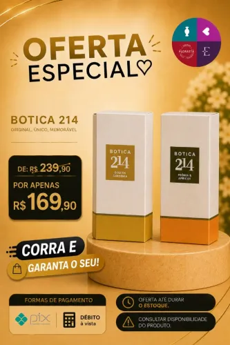 Oferta Especial Boticário 214