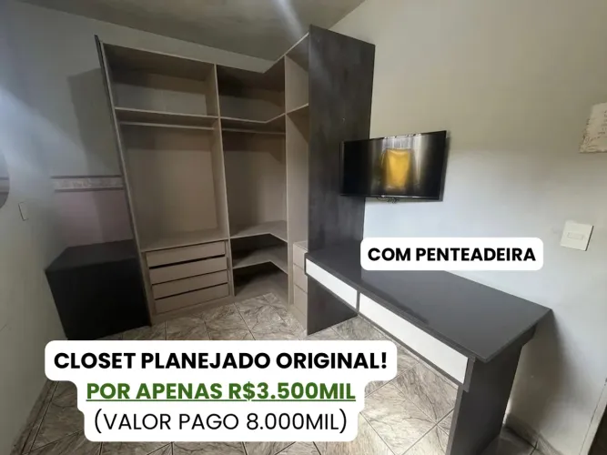 Closet Planejado com Penteadeira Original! POR APENAS R$3.000mil (Valor pago 8.000mil)