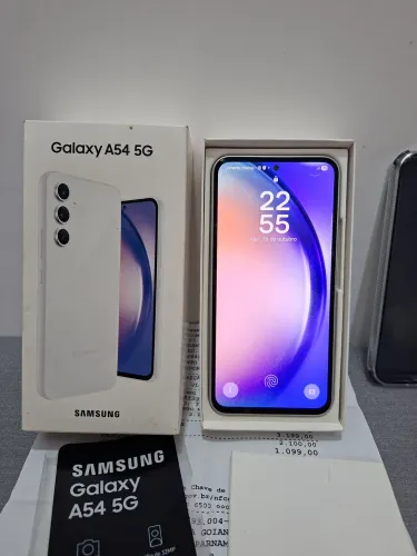 Celular Samsung A54 5G completo, 256 gigas, com nota fiscal
