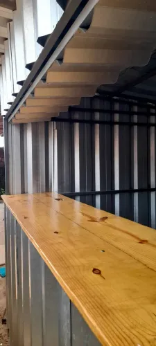  Barraca Fiteiro toda em material Galvanizado