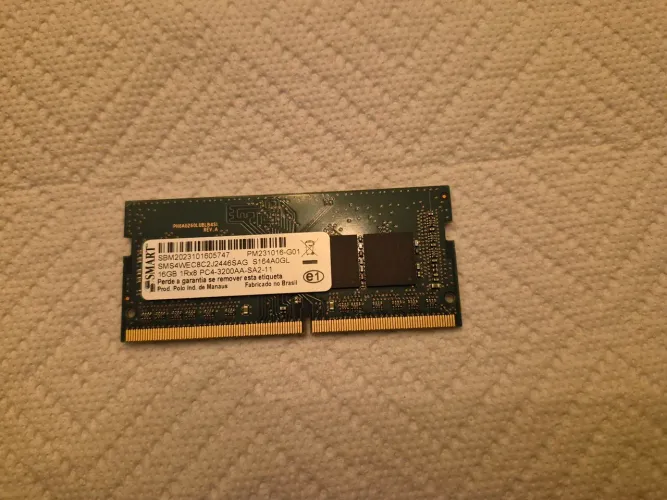 Memória RAM 16GB DDR4 3200MHz SMART