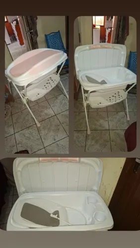 Banheira com trocador