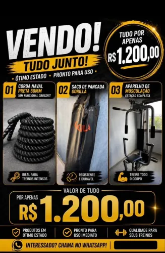 Aparelho de academia