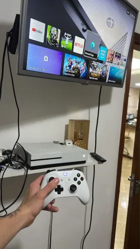 Xbox one s 1TB branco+controle digital 