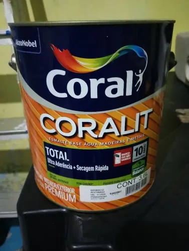 Tinta Branco neve (A base d'água coral)