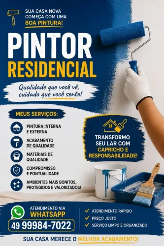 Pintura Residencial em Lages e Região!