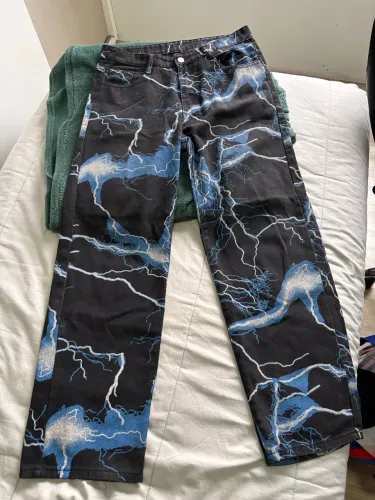 Calça de Raio da shein