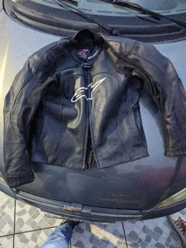 Jaqueta AlpineStar Couro Tam G