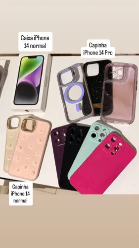 Capinhas iPhone 14 normal e 14 pro 