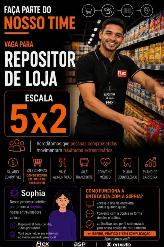 Vagas Disponíveis Flex Atacarejo 