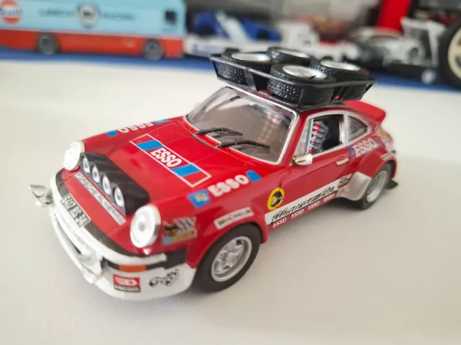 Miniatura Porsche 911 Rally Monte Carlo!!! Espetacular!!!