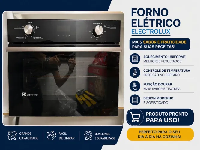 Forno elétrico Electrolux de embutir 50l