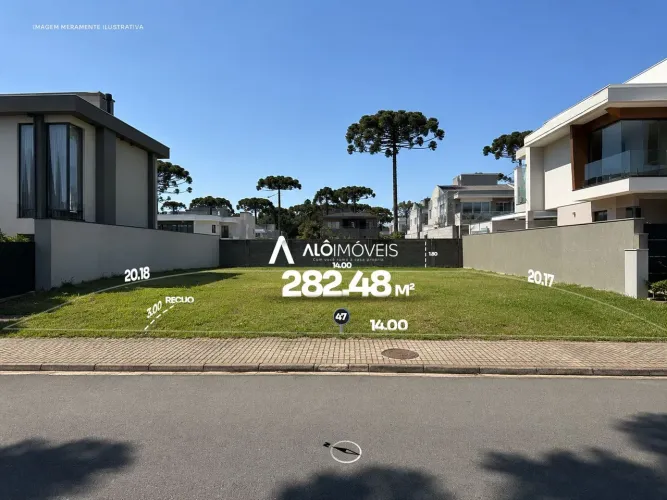 Terreno Alto Padrão com 282m² à Venda no Umbará | Residencial Cittadella