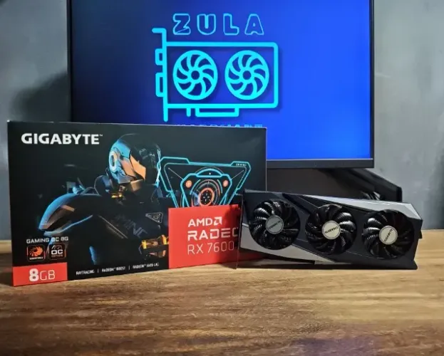 Placa de Video Gigabyte Radeon RX 7600 Gaming OC, 8GB, GDDR6, 128-bit