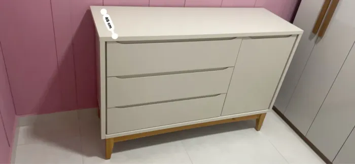 Cômoda Infantil / Bebê Modelo Classic - Belo Bambino (Nova/ Excelente Estado)