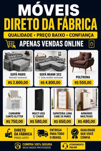 Direto da fábrica