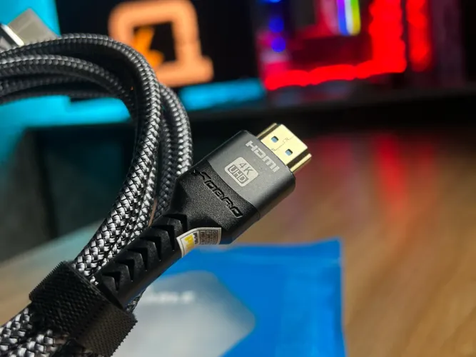Cabo HDMI 4K 2.1 Importado Para TV, PC, Videogame - Entrega gratuita
