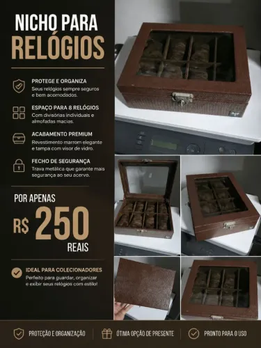 Nicho para relógios 