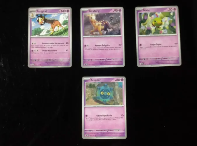 Cartas Pokémon comuns