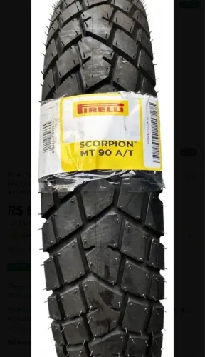 Pneu Traseiro Moto 120/90-17 Pirelli Scorpion MT 90 A/T