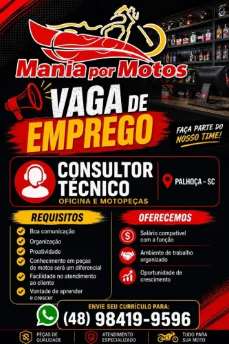 CONSULTOR TÉCNICO OFICINA MOTOS