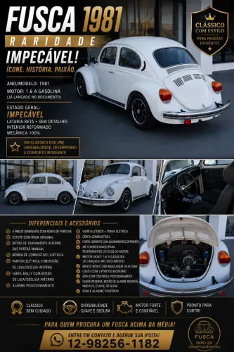 Volkswagen Fusca Fusca (gasolina) 1981