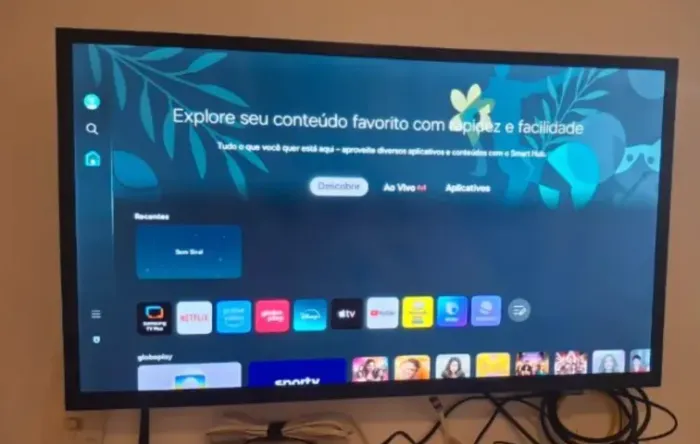 TV Samsung funcionando perfeitamente, S32H5000FG, Código LS32H5000FGX2D, Type No S32H5000F