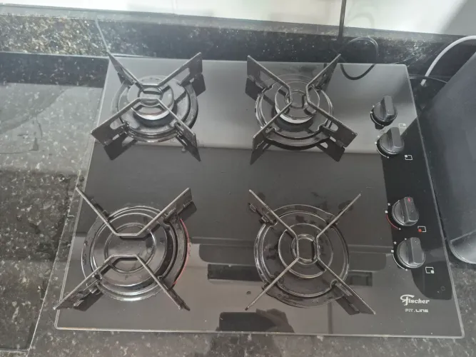 Cooktop a gás Fischer 4 bocas