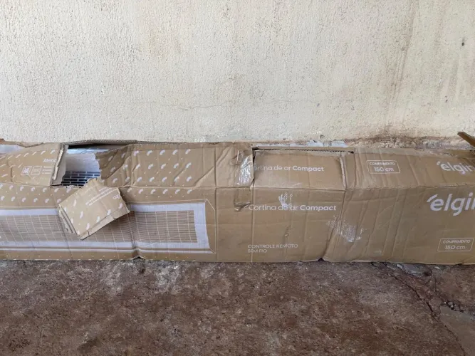 Cortina de Ar nunca Usada