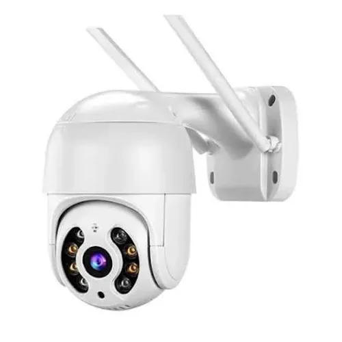 Camera Segurança Wifi Externa Prova Dágua Giratoria Visão Noturna