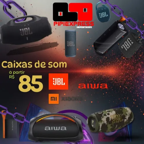 Caixas de Som JBL, Xiaomi, Aiwa - A partir de R$149