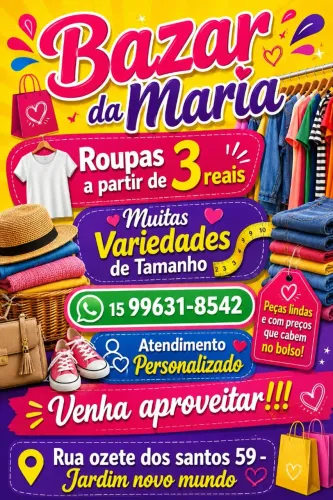 Brechó roupas e Sapatos