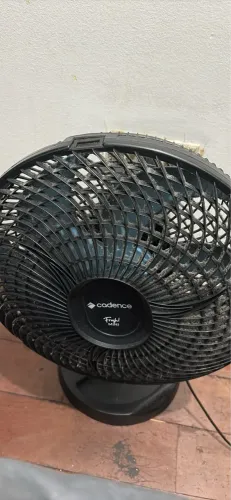 Ventilador cadence 6 pás 3 velocidade preto estado de novo