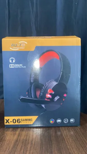 Headset Gamer X-06 com LED RGB - Som de Alta Qualidade e Conforto