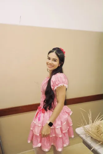 Vestido de Quadrilha - Rosa