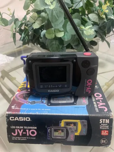 TV Portátil LCD Casio JY-10 - Vintage/Retrô - 2,3"
