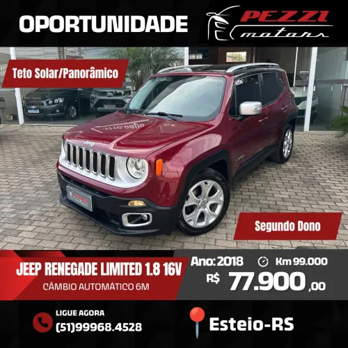 Jeep Renegade Limited 1.8 4X2 Flex 16V Aut. 2018