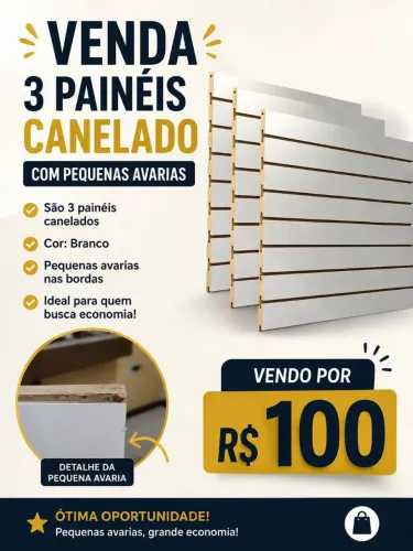 Painel Canelado 