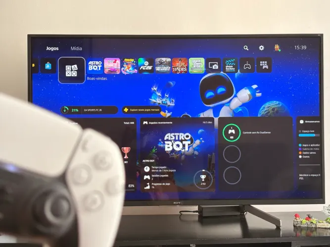 PlayStation 5 (Na Caixa/ Impecável) - Aceito Troca por Switch 2!
