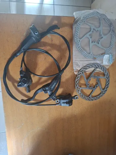 Par de freios shimano completo a disco