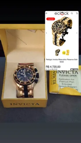 Relógio invicta Bolt 5630