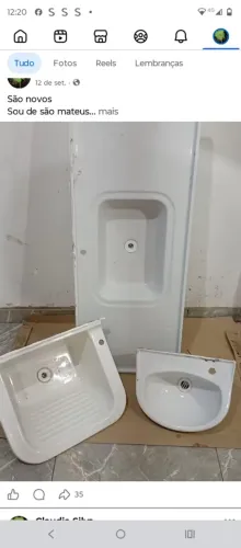 KIT PIA, TANQUINHO E LAVATÓRIO NOVO