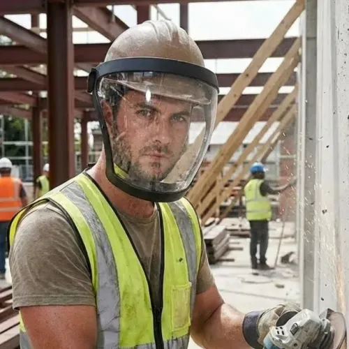 Máscara de Proteção Indestrutível Anti Embaçante - Face Shield