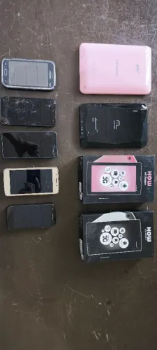 Celulares e notebooks para peças 