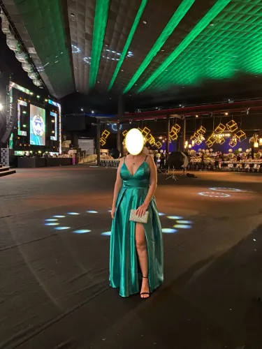 Vestido longo de festa casamento formatura tecido acetinado Verde - Tam 40 (M)