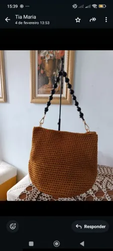 Bolsa super segura de crochê