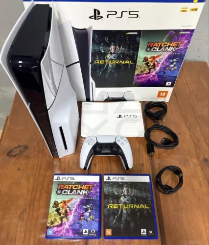 PS5 Slim 1TB impecável