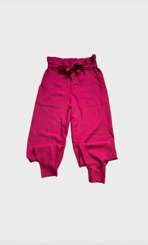 Calça tricô pink modal